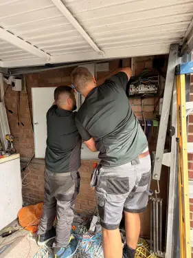 Click Here To Enlarge This Photo Of Three-Phase Distribution Board Installation