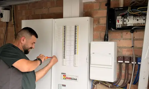 Photo of Three-Phase Distribution Board Installation